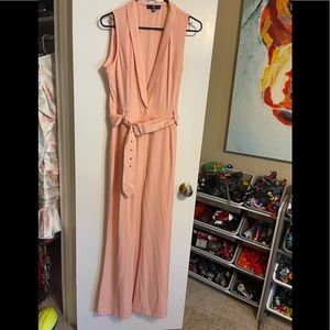 Missguided belted jumpsuit